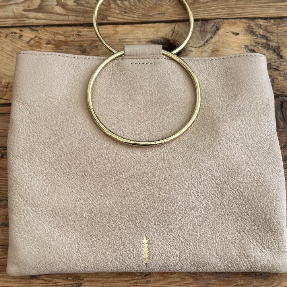 Thacker Purse with Round Gold Handles
